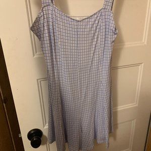 Blue Gingham Romper